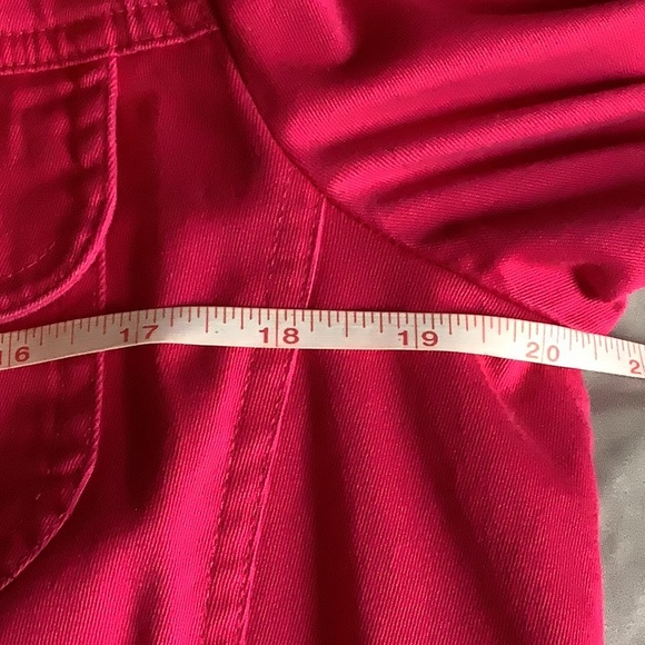 Charter Club Bold Pink Denim Jacket - Picture 7 of 10